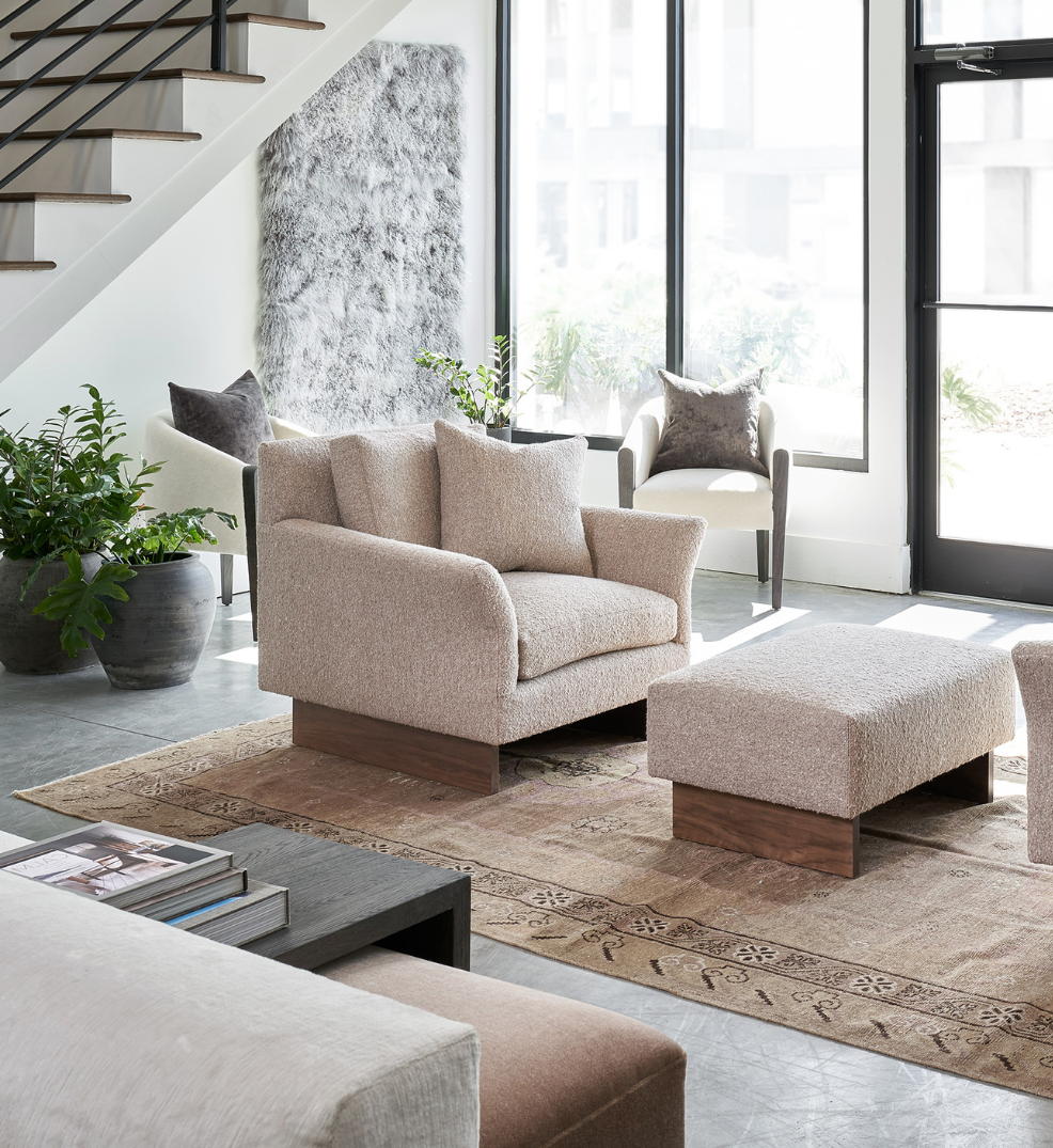  Melody Chair & Ottoman